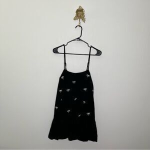 Anthropologie Maeve Bow Velvet Mini Dress S